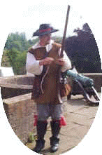 A musketeer awaits the call to action
