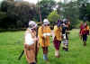 Pikemen under their commanding officer.