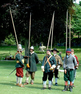 A group of pikemen